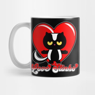 Retro Love Stinks Mug